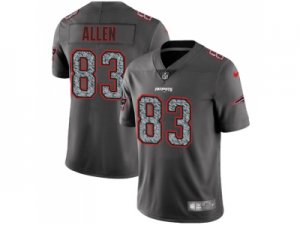 Nike New England Patriots #83 Dwayne Allen Gray Static Men NFL Vapor Untouchable Limited Jersey