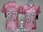 2014 super bowl xlvii nike women nfl jerseys denver broncos #87 eric decker pink[2013 love]