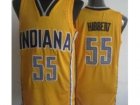 NBA Indiana Pacers #55 Roy Hibbert Yellow(Revolution 30)