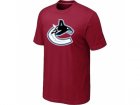 NHL Vancouver Canucks Red Big & Tall Logo T-Shirt