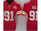 Nike Women Kansas City Chiefs #91 Tamba Hali Red Jerseys