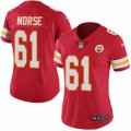 Women's Nike Kansas City Chiefs #61 Mitch Morse Limited Red Rush NFL Jersey