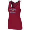 Nike San Diego Charger Heart & Soul Tri-Blend Racerback stretch Tank Top Red