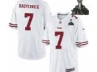 2013 Nike Super Bowl XLVII NFL Youth San Francisco 49ers #7 Colin Kaepernick white Jerseys