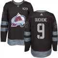 Mens Colorado Avalanche #9 Matt Duchene Black 1917-2017 100th Anniversary Stitched NHL Jersey