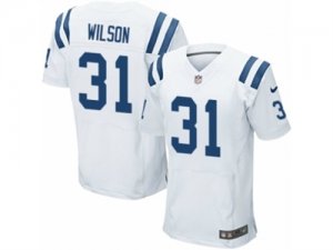 Mens Nike Indianapolis Colts #31 Quincy Wilson Elite White NFL Jersey