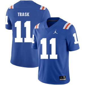 Florida Gators #11 Kyle Trask Blue Throwback College Football Jersey