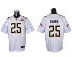 2016 PRO BOWL Nike Denver Broncos #25 Chris Harris Jr white jerseys(Elite)