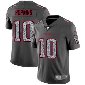 Nike Texans #10 DeAndre Hopkins Gray Camo Vapor Untouchable Limited Jersey