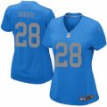 Women's Nike Detroit Lions #28 Quandre Diggs Limited Blue Alternate NFL Jersey