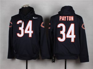 Nike Chicago Bears #34 Walter Payton Blue jerseys(Pullover Hoodie)