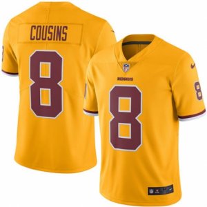 Youth Nike Washington Redskins #8 Kirk Cousins Limited Gold Rush NFL Jersey
