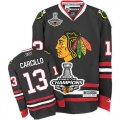 nhl jerseys chicago blackhawks #13 carcillo black[2013 Stanley cup champions]