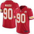 Nike Kansas City Chiefs #90 Josh Mauga Red Mens Stitched NFL Limited Rush Jersey