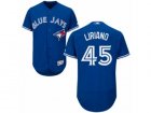 Mens Majestic Toronto Blue Jays #45 Francisco Liriano Royal Blue Flexbase Authentic Collection MLB Jersey