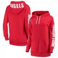 Los Angeles Angels G III 4Her by Carl Banks Women's 12th Inning Pullover Hoodie Red