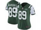 Women Nike New York Jets #89 Jalin Marshall Vapor Untouchable Limited Green Team Color NFL Jersey
