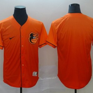 Orioles Blank Orange Drift Fashion Jersey
