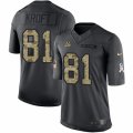 Mens Nike Cincinnati Bengals #81 Tyler Kroft Limited Black 2016 Salute to Service NFL Jersey