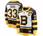 Mens Boston Bruins #33 Zdeno Chara White 2019 Winter Classic Fanatics Branded Breakaway NHL Jersey