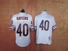 nfl chicago bears #40 sayers white throwback[small numbers]