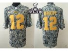 2015 Super Bowl XLIX Nike New England Patriots #12 Tom Brady Dollar Fashion Jerseys(Game)