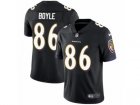 Mens Nike Baltimore Ravens #86 Nick Boyle Vapor Untouchable Limited Black Alternate NFL Jersey
