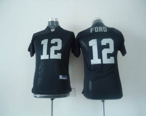 youth nfl oakland raiders #12 ford black[ford] W