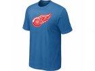NHL Detroit Red Wings Big & Tall Logo light Blue T-Shirt
