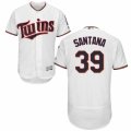 Men's Majestic Minnesota Twins #39 Danny Santana White Flexbase Authentic Collection MLB Jersey