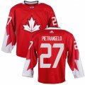 Men Adidas Team Canada #27 Alex Pietrangelo Red 2016 World Cup Ice Hockey Jersey