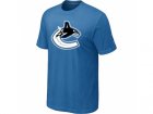 NHL Vancouver Canucks light Blue Big & Tall Logo T-Shirt