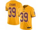 Nike Washington Redskins #39 Josh Evans Limited Gold Rush NFL Jersey