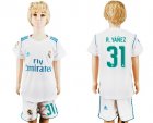 2017-18 Real Madrid 31 R.YANEZ Home Youth Soccer Jersey