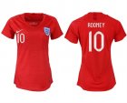 England 10 ROONEY Away Women 2018 FIFA World Cup Soccer Jersey