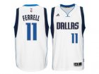 Mens Dallas Mavericks #11 Yogi Ferrell adidas White Swingman climacool Jersey