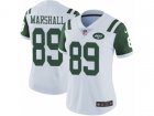 Women Nike New York Jets #89 Jalin Marshall Vapor Untouchable Limited White NFL Jersey