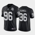 Nike Raiders #96 Clelin Ferrell Black 2020 Inaugural Season Vapor Untouchable Limited