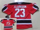 NHL Jerseys Devils #23 clarkson red-black