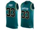 Nike Jacksonville Jaguars #33 Chris Ivory Limited Teal Green Player Name & Number Tank Top NFL Jersey