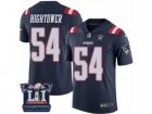 Mens Nike New England Patriots #54 Donta Hightower Limited Navy Blue Rush Super Bowl LI Champions NFL Jersey