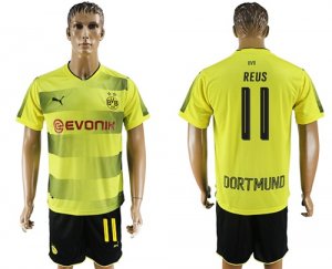 2017-18 Dortmund 11 REUS Home Soccer Jersey