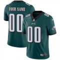 Mens Nike Philadelphia Eagles Customized Midnight Green Team Color Vapor Untouchable Limited Player NFL Jersey