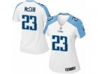 Women Nike Tennessee Titans #23 Brice McCain Game White NFL Jersey