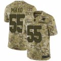 Mens Nike Carolina Panthers #55 David Mayo Limited Camo 2018 Salute to Service NFL Jersey