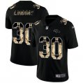 Nike Broncos #30 Phillip Lindsay Black Statue Of Liberty Limited Jersey