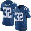 Mens Nike Indianapolis Colts #32 T.J. Green Limited Royal Blue Rush NFL Jersey