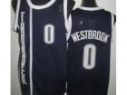 NBA Oklahoma City Thunder #0 Russell Westbrook Blue Jerseys(Revolution 30)