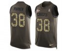 Nike Kansas City Chiefs #38 Ron Parker Limited Green Salute to Service Tank Top NFL Jersey