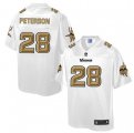 Nike Minnesota Vikings #28 Adrian Peterson White Men NFL Pro Line Fashion Game Jersey